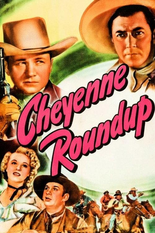 Cheyenne Roundup 1943 official movie poster