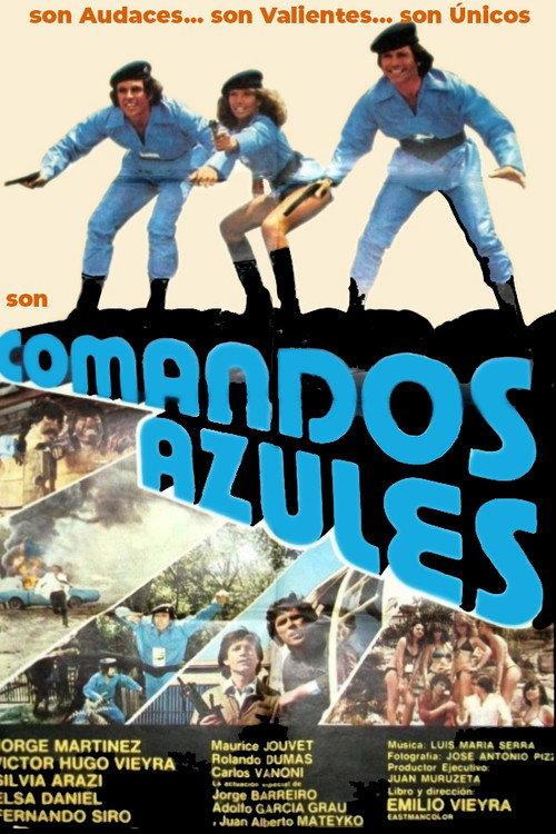 Comandos azules 1980 official movie poster