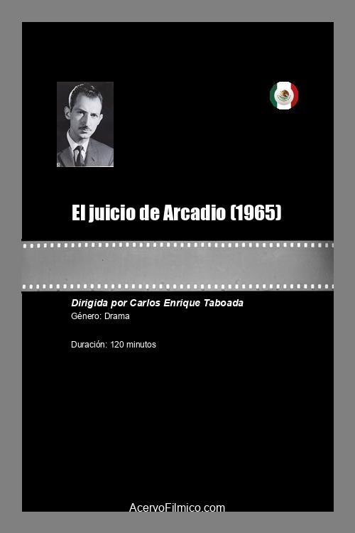 El juicio de Arcadio 1965 official movie poster