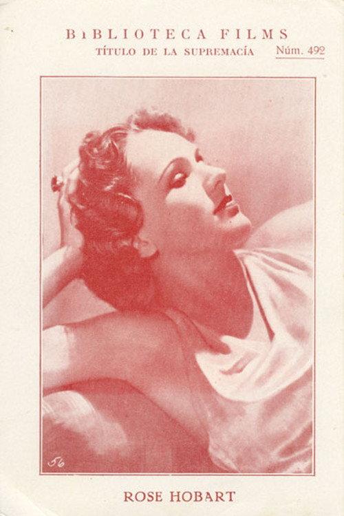 Rose Hobart 1936 official movie poster