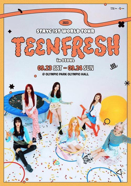 STAYC 1st World Tour [TEENFRESH] in Seoul 2024 official movie poster