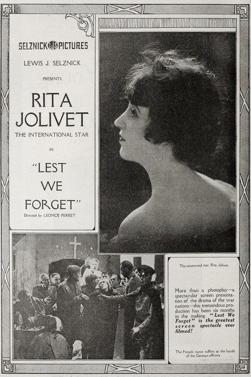 Lest We Forget 1918 official movie poster