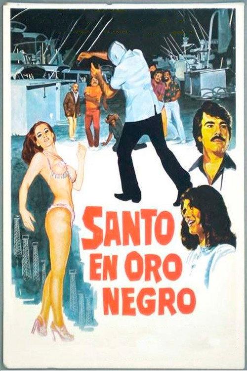 Night of San Juan: Santo in Black Gold 1977 official movie poster