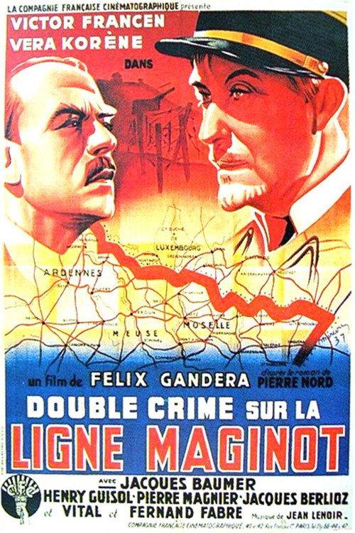 Double Crime in the Maginot Line 1937 official movie poster