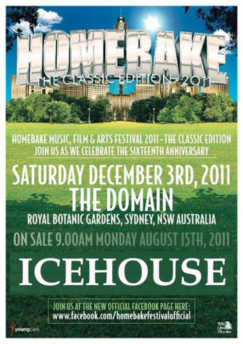 Icehouse Plays Homebake 2011 official movie poster