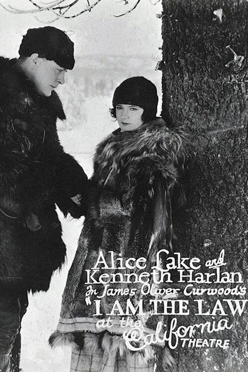 I Am the Law 1922 official movie poster