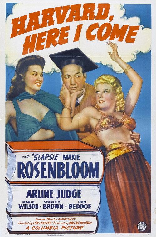 Harvard Here I Come 1941 official movie poster