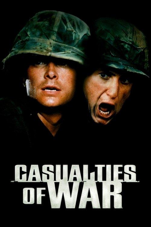 Casualties of War 1989 official movie poster