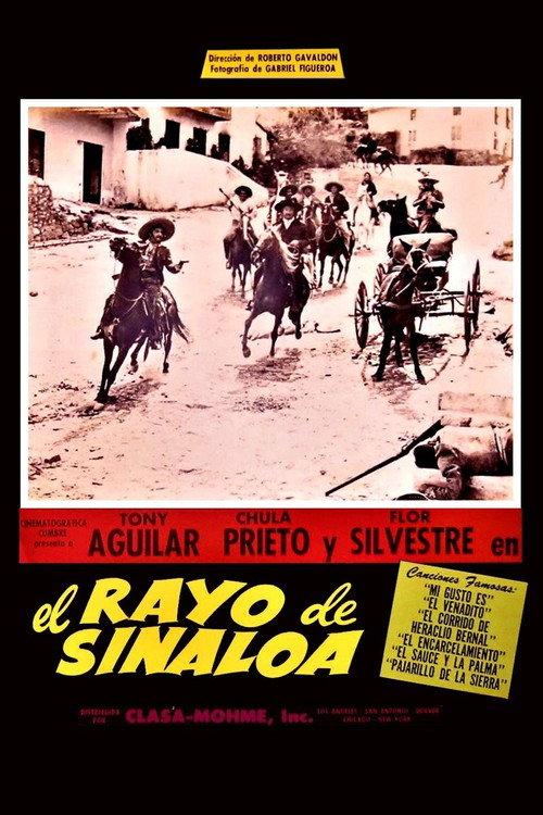 El rayo de Sinaloa: La venganza de Heraclio Bernal 1958 official movie poster