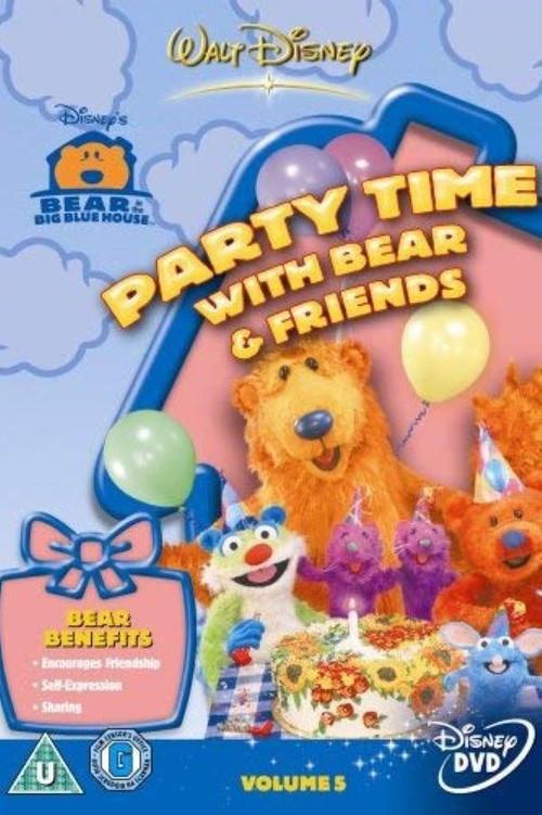 Bear in the Big Blue House - Party Time with Bear 2001 official movie poster