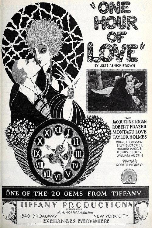One Hour of Love 1927 official movie poster