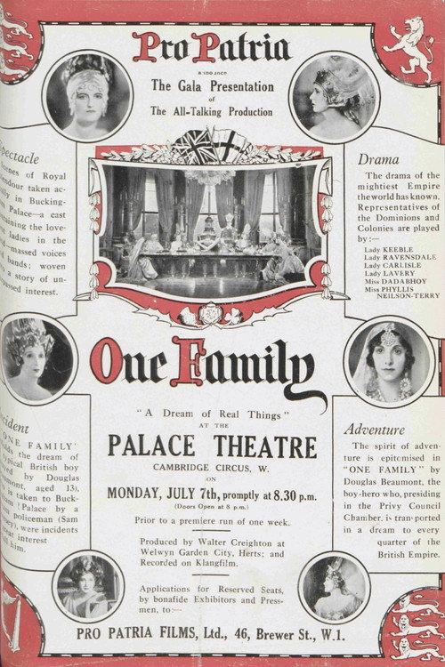 One Family 1930 official movie poster