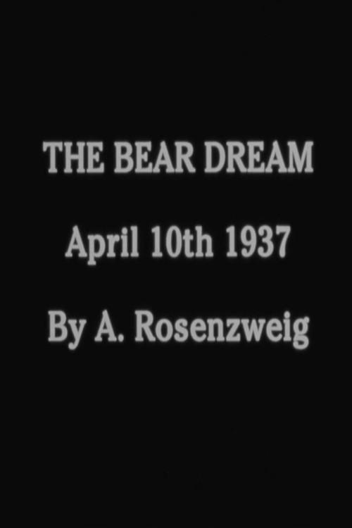 The Bear Dream 2009 official movie poster
