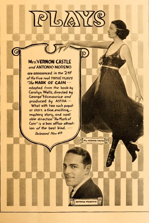 The Mark of Cain 1917 official movie poster