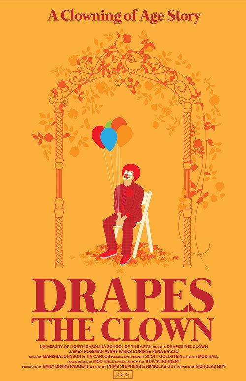 Drapes, the Clown 2019 official movie poster