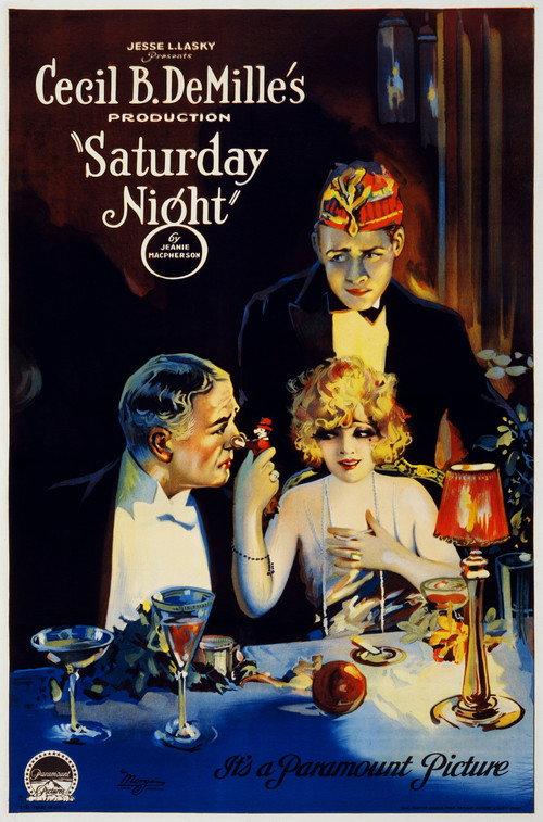 Saturday Night 1922 official movie poster