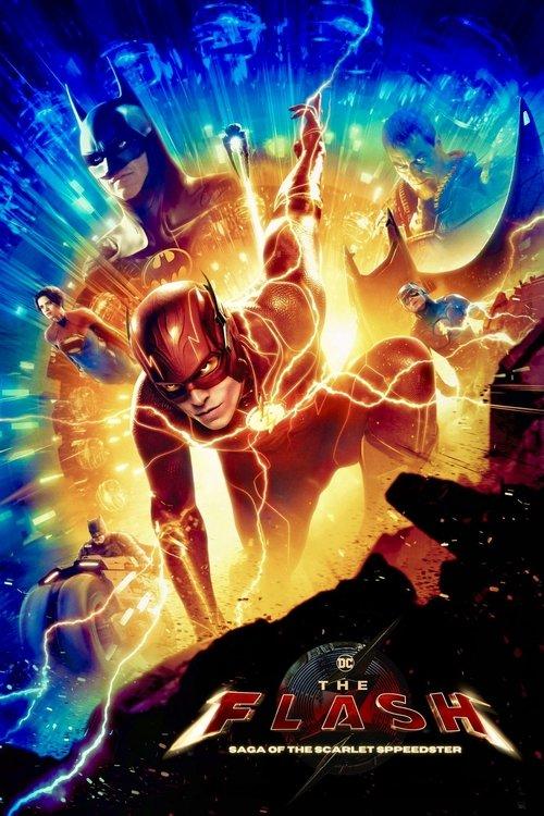 The Flash: Saga of the Scarlet Speedster 2023 official movie poster