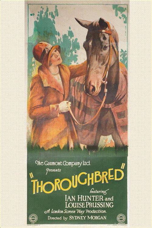 The Thoroughbred 1929 official movie poster