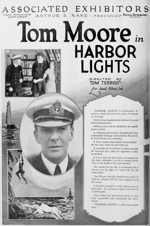 The Harbour Lights 1923 official movie poster