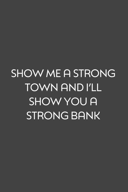 Show Me a Strong Town and I'll Show You a Strong Bank 1966 official movie poster