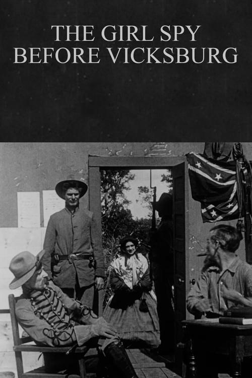 The Girl Spy Before Vicksburg 1910 official movie poster