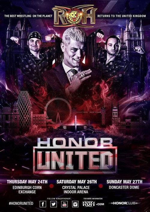 ROH: Honor United - London 2018 official movie poster