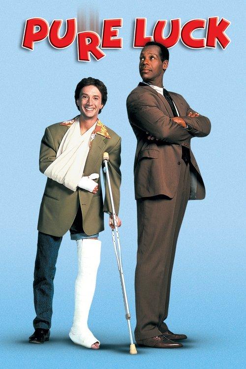 Pure Luck 1991 official movie poster