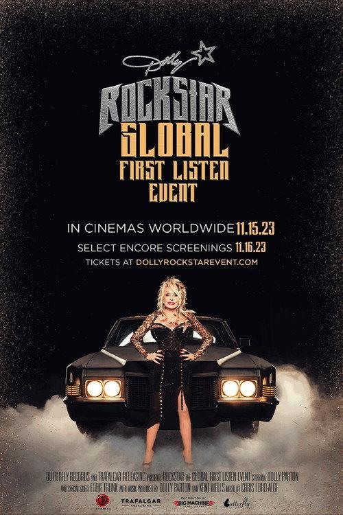 Dolly Parton Rockstar Global First Listen Event 2023 official movie poster