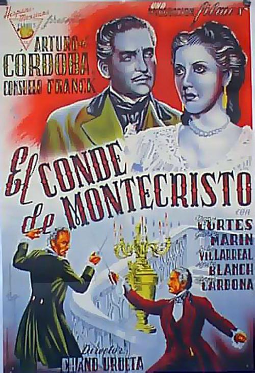 El conde de Montecristo 1942 official movie poster
