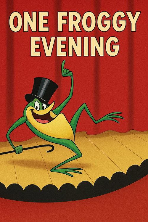 One Froggy Evening 1955 official movie poster