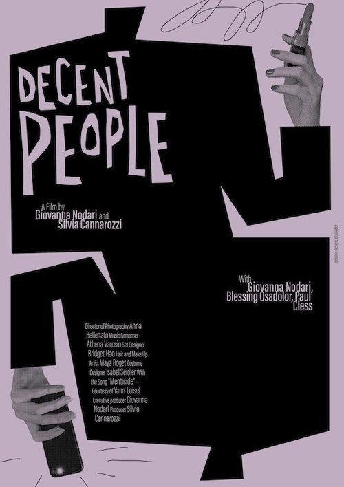 Decent People 2023 official movie poster