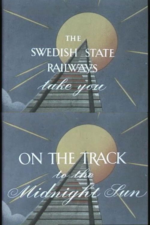 On the track to the midnight sun 1954 official movie poster
