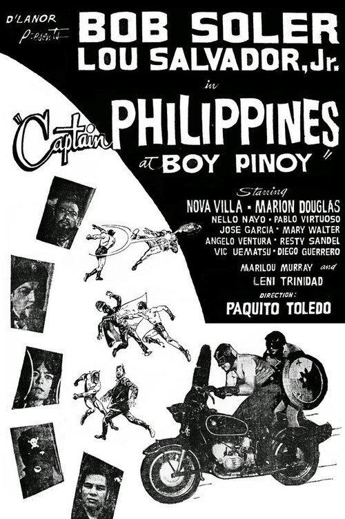 Captain Philippines at Boy Pinoy 1965 official movie poster