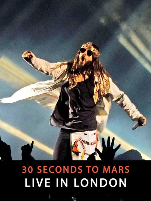 30 Seconds To Mars - Live In London 2013 official movie poster