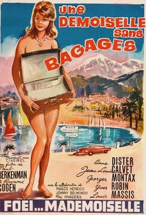 Une demoiselle sans bagages 1963 official movie poster