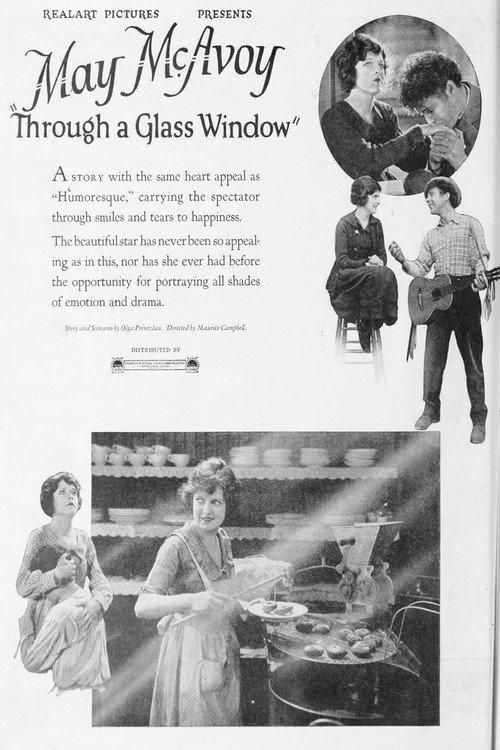 Through a Glass Window 1922 official movie poster