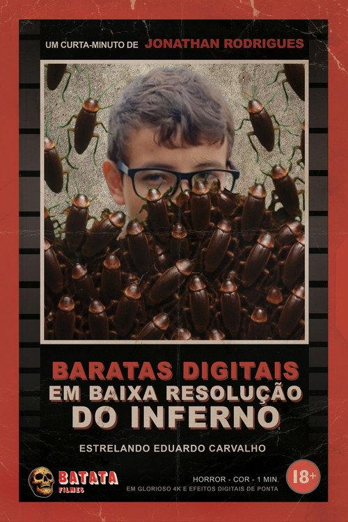 Low-Resolution Digital Cockroaches from Hell 2025 official movie poster