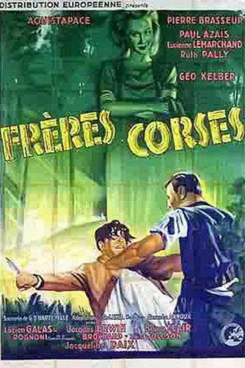 Corsican Brothers 1939 official movie poster