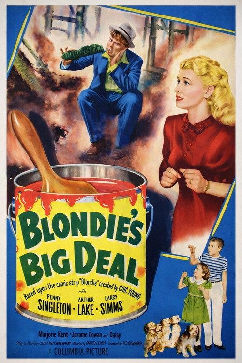 Blondie's Big Deal 1949 official movie poster