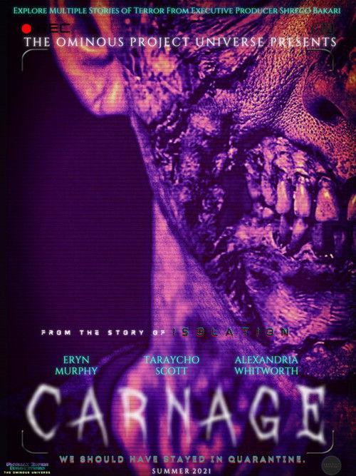 The Ominous Project Universe Presents: CARNAGE 2021 official movie poster
