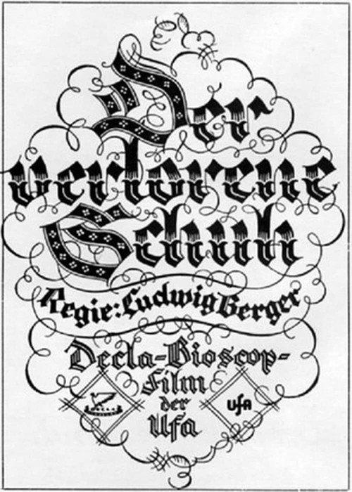 The Lost Shoe 1923 official movie poster