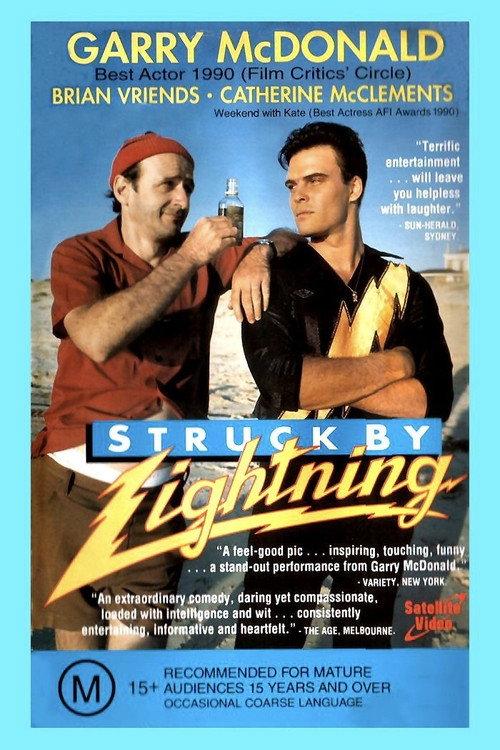 Struck by Lightning 1990 official movie poster
