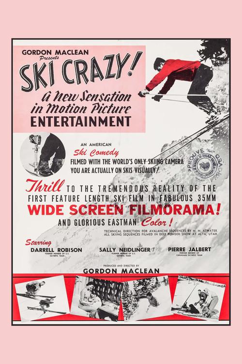 Ski Crazy 1955 official movie poster