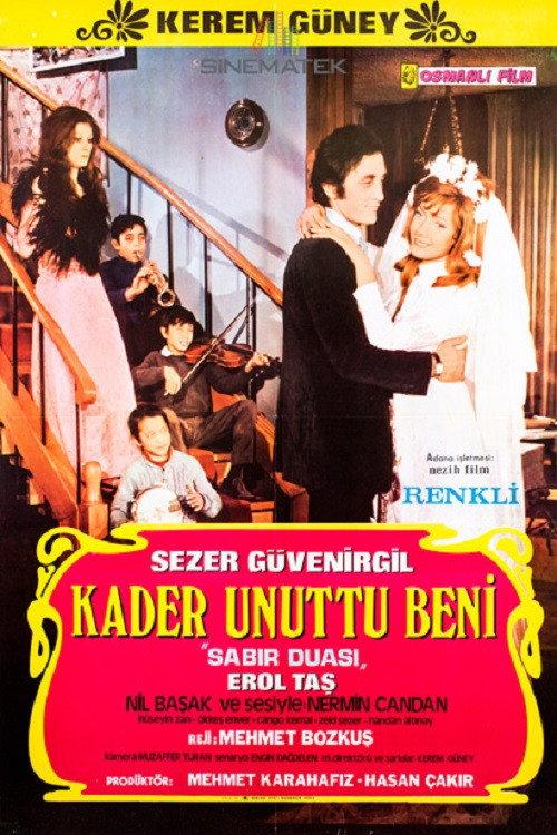 Kader Unuttu Beni 1971 official movie poster