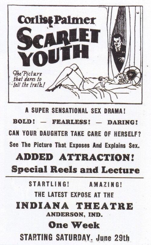 Scarlet Youth 1928 official movie poster