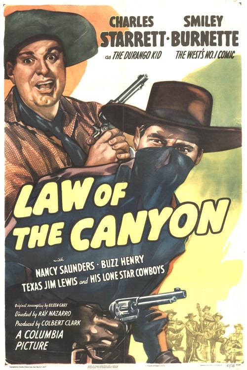 Law of the Canyon 1947 official movie poster