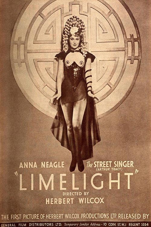 Limelight 1936 official movie poster