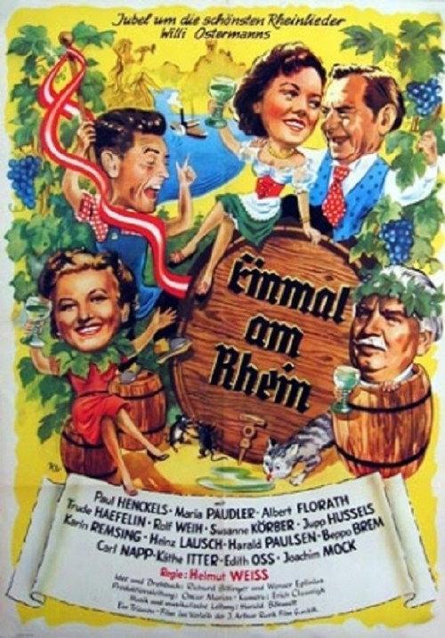 Einmal am Rhein 1952 official movie poster