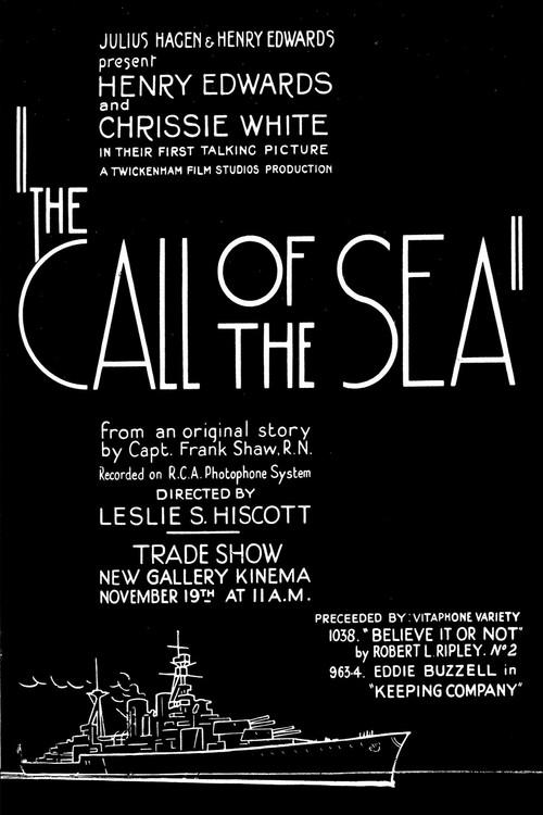 The Call of the Sea 1930 official movie poster