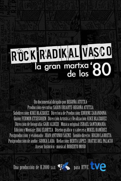 Rock Radikal Vasco: La gran martxa de los 80 2013 official movie poster